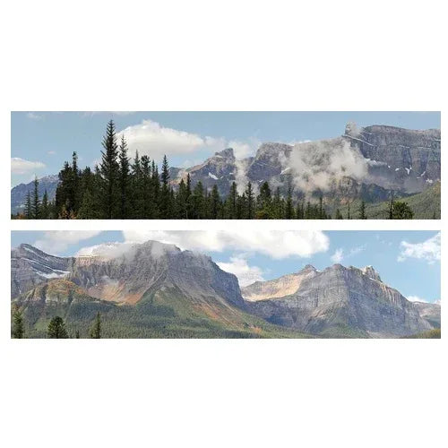 Backscenes Scenic Backgrounds - Rockies model railway