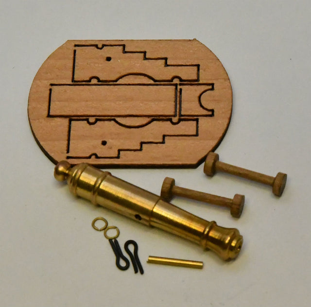 Gun & Carriage Mantua model boat fittings