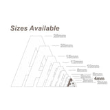3mm Black Letters & Numbers -  -  - Model Realm