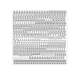 5mm Gold Letters & Numbers -  -  - Model Realm
