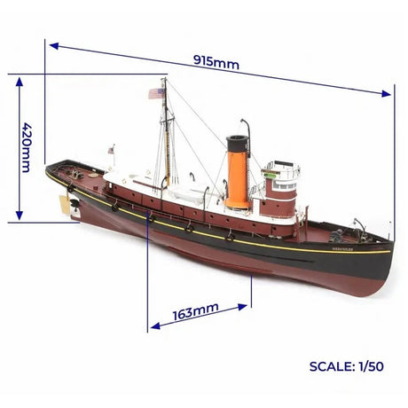 OcCre Hercules 1:50 Model Boat Kit