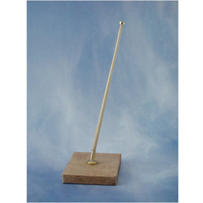 Angled Flagstaff Complete, wood - Model Realm