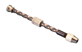 Steel Archimedes micro drill with revolving head designed for ultra fine precision drilling from 0 to 0.8mm