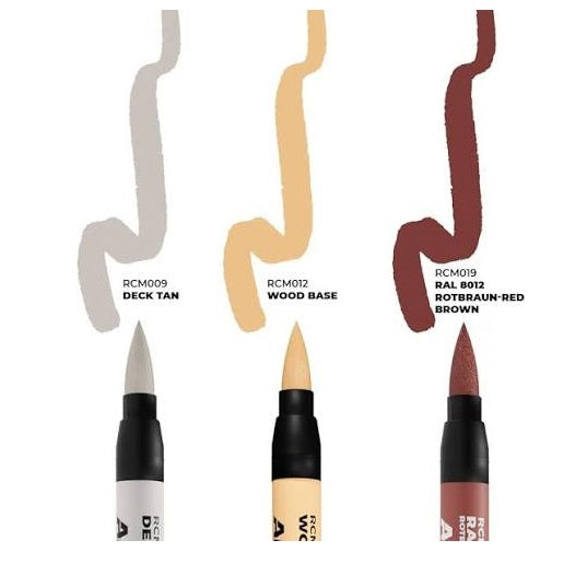 AK Interactive Ships & Decks - Set 3 Real Colours Markers