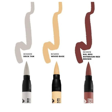 AK Interactive Ships & Decks - Set 3 Real Colours Markers