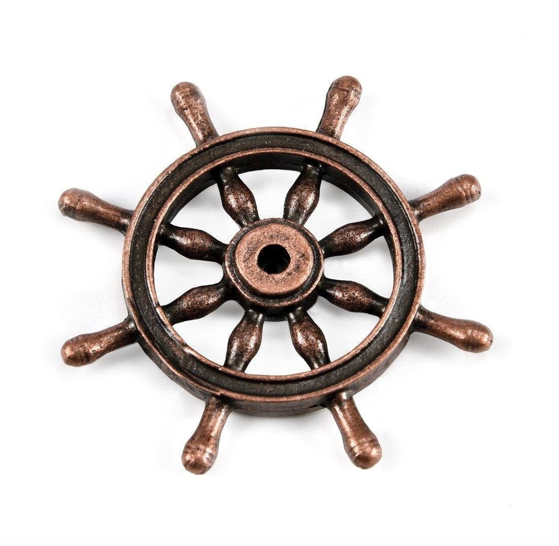 Amati Ships Wheel 38mm Bronzed Metal -  -  - Model Realm