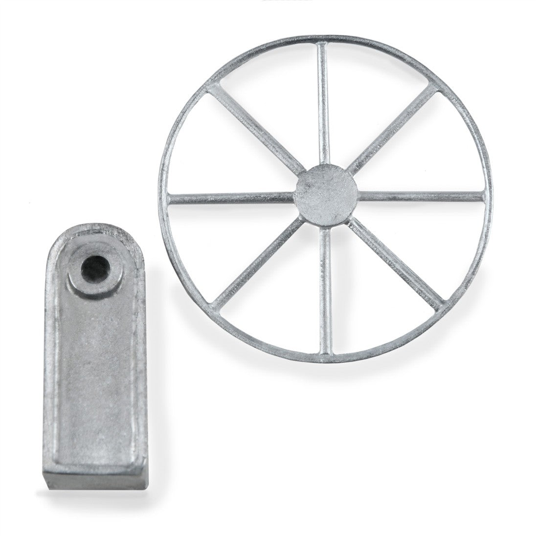 Amati Yachts Wheel 30mm White Metal -  -  - Model Realm
