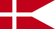 BECC Denmark Naval Ensign Model Boat Fabric Flag