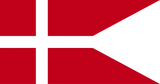 BECC Denmark Naval Ensign Model Boat Fabric Flag