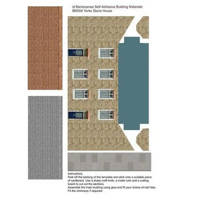 Low Relief Building Kits - Yorkshire Stone House