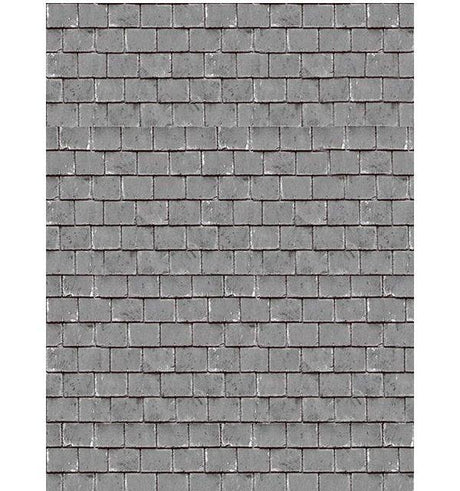 Building Papers - Roof Tiles Grey
