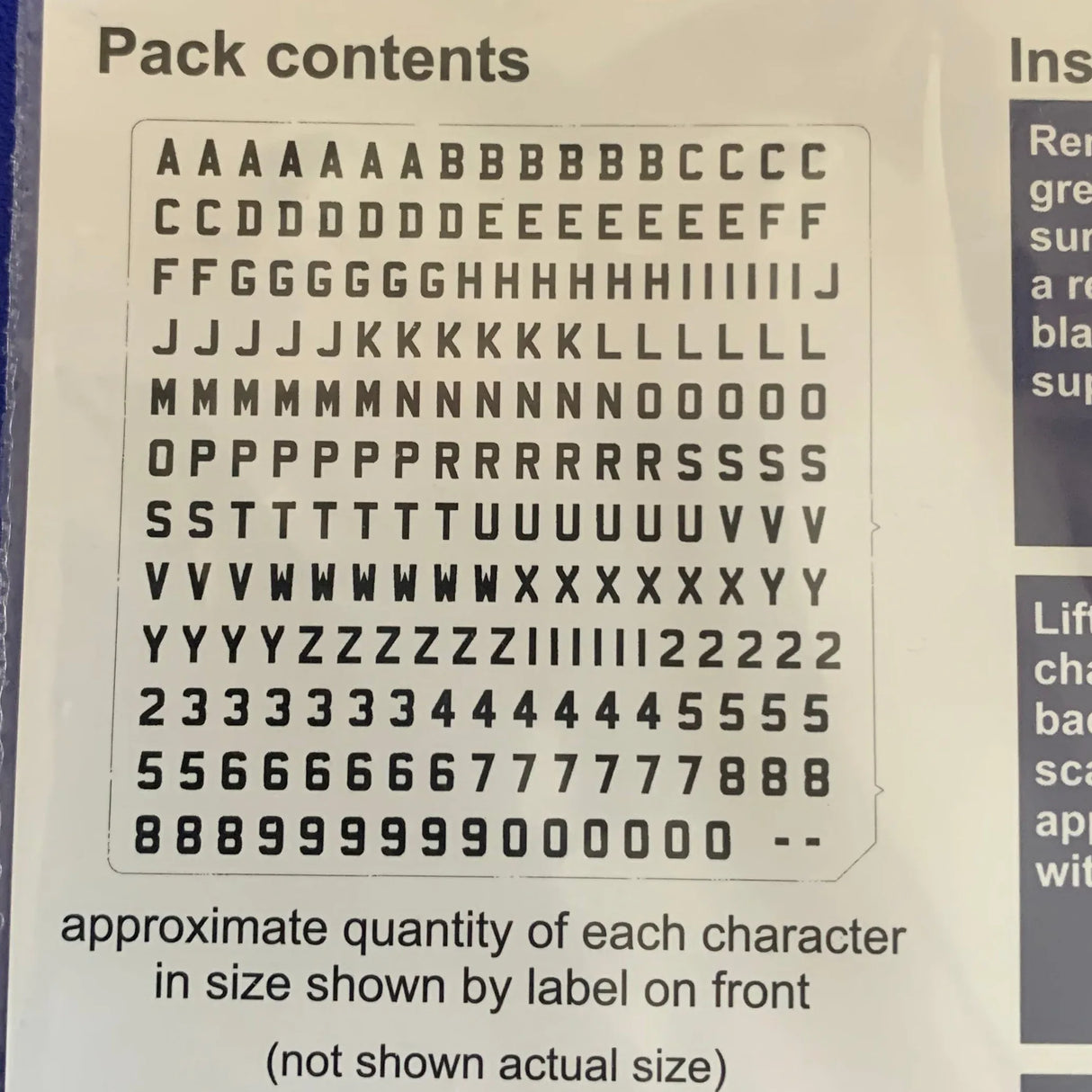 Number Plate Set Mandatory 1.8mm 1:43 scale - Model Realm