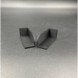 Black Navigation Boards Sidelight model boat fittings