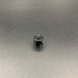 Black navigation lamp housing for RC boats and scale model detailing