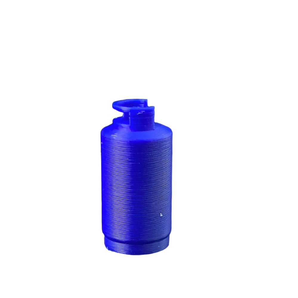 Blue gas Bottle model boat fittings