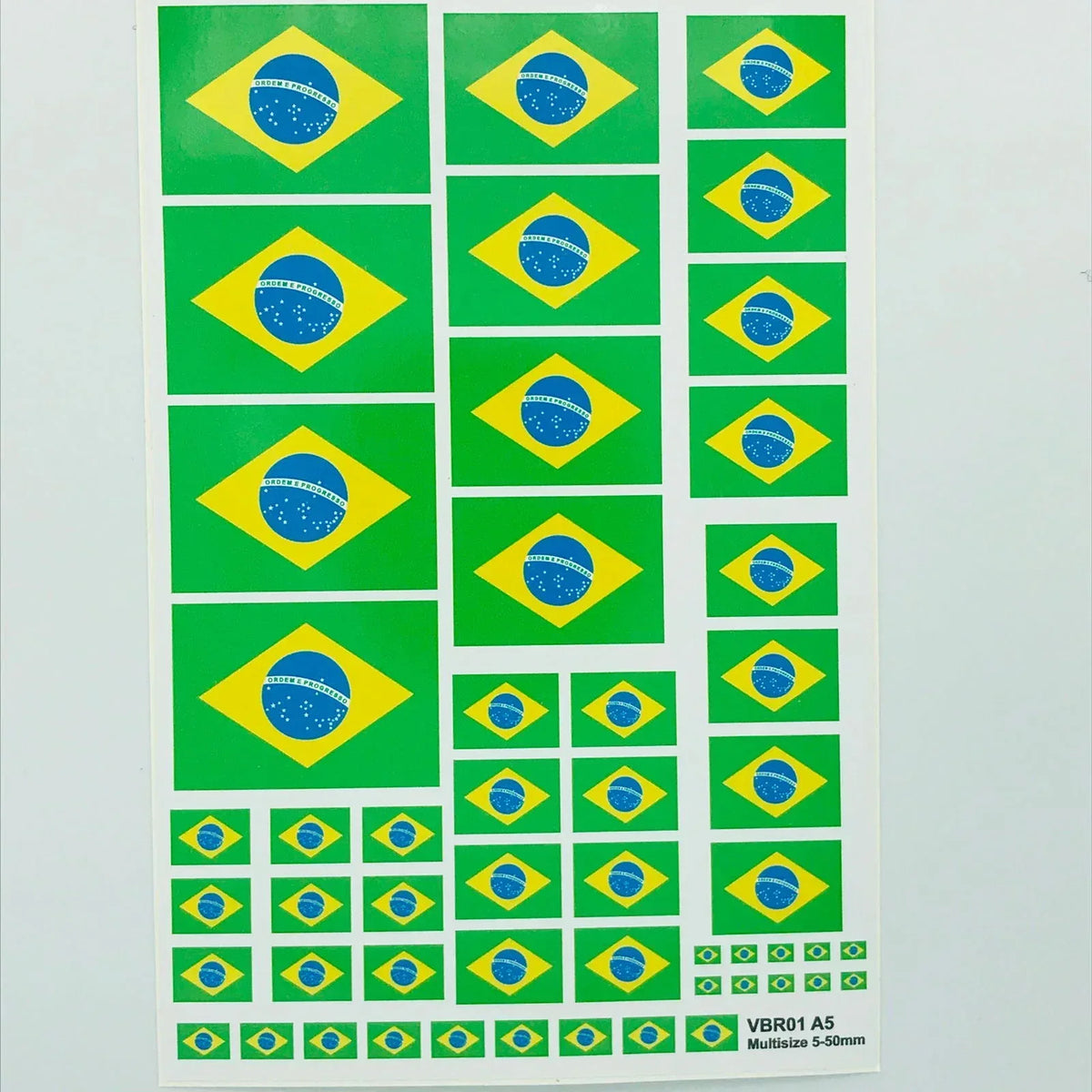 Brazil Decals Becc Brazil National Flag Vinyl Decal Multipack | Model Boat Decals ...