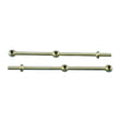 Caldercraft 2 Hole Brass Rail Stanchion Ball Type 15mm (Pack of 10) (66215) -  -  - Model Realm