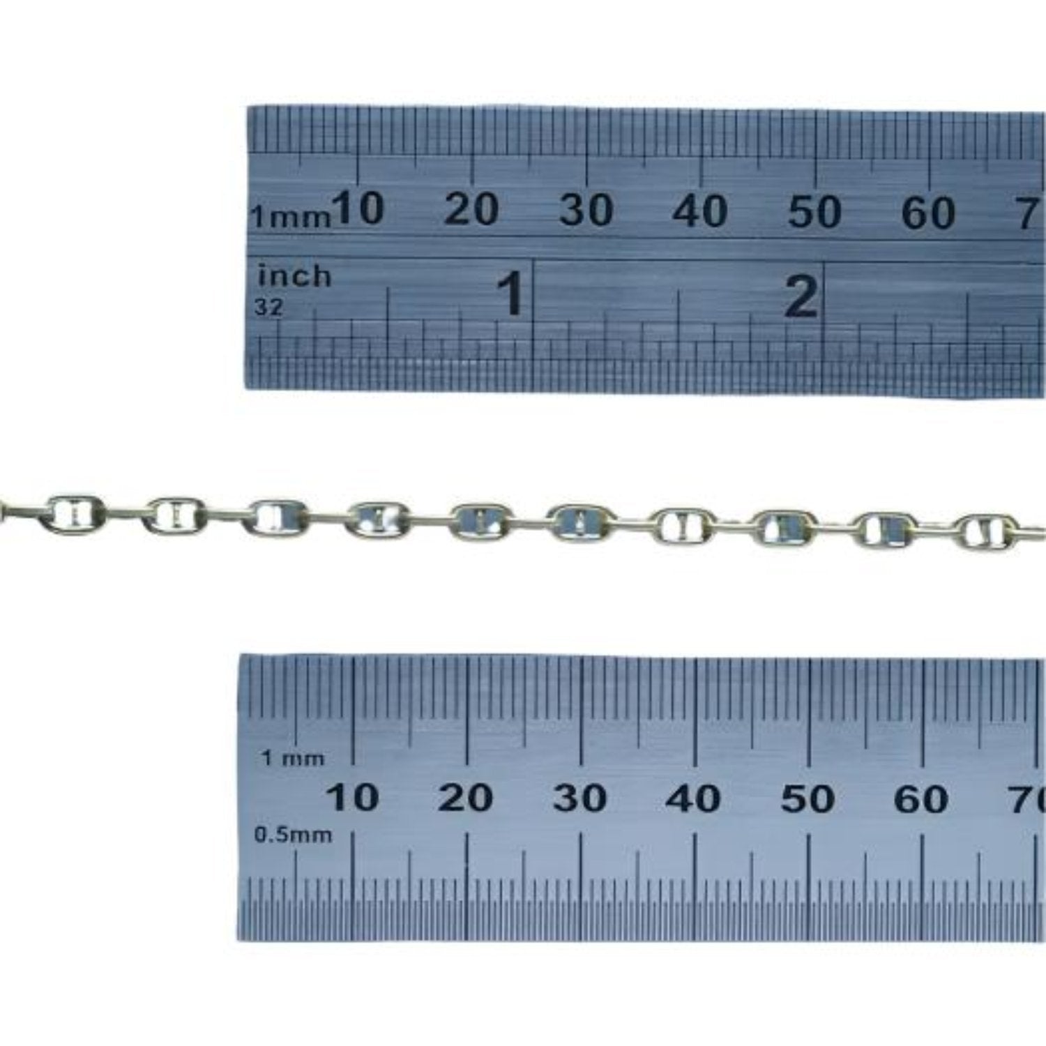 Caldercraft Brass Stud Link Anchor Chain 5.5 Links per Inch (1mtr) (C65405) -  -  - Model Realm