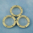 Caldercraft Porthole, 18mm, With 6 Hole Flange, Glazed (Pack of 10) -  -  - Model Realm