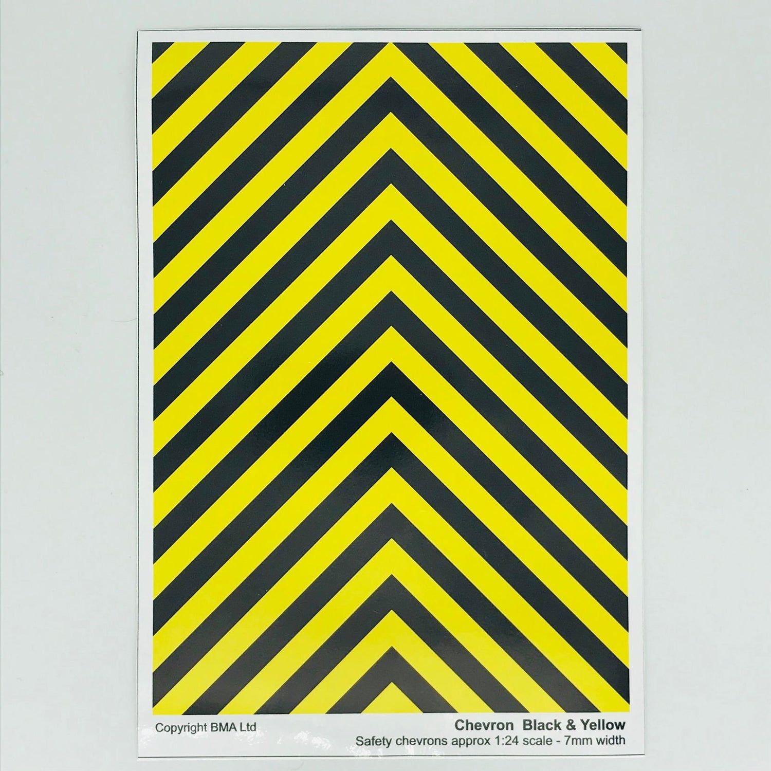 Chevrons Black & Yellow -  -  - Model Realm