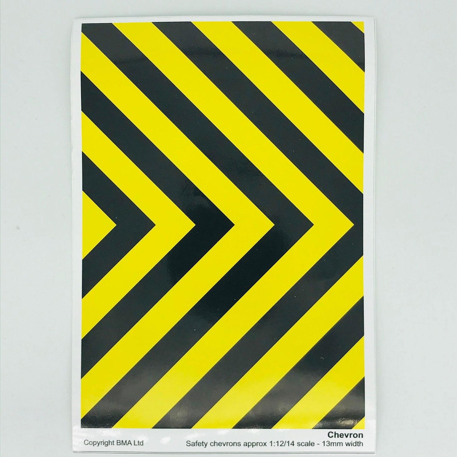 Chevrons Black & Yellow -  -  - Model Realm