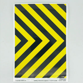 Chevrons Black & Yellow - Model Realm