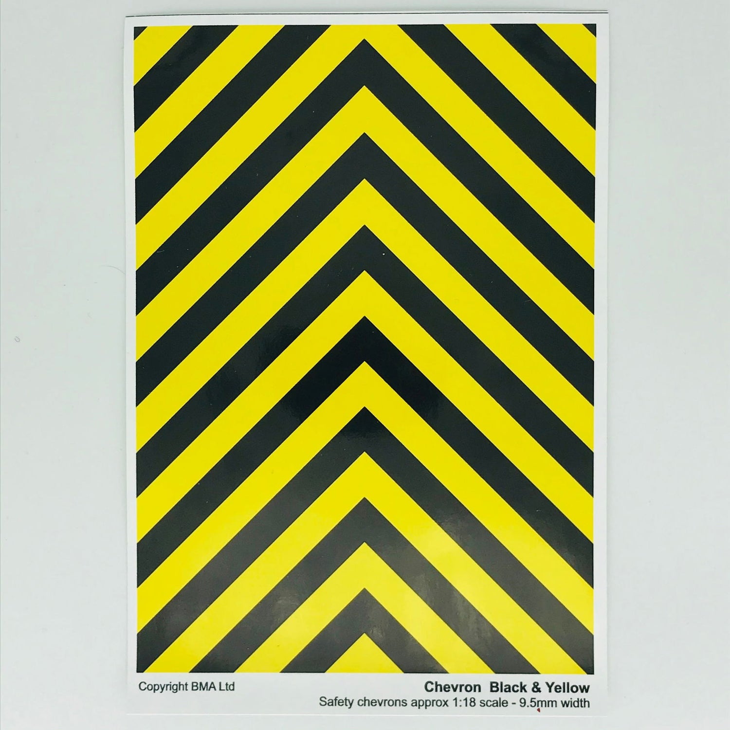 Chevrons Black & Yellow -  -  - Model Realm