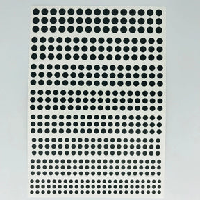 Circles - Vinyl Self adhesive Black - Model Realm