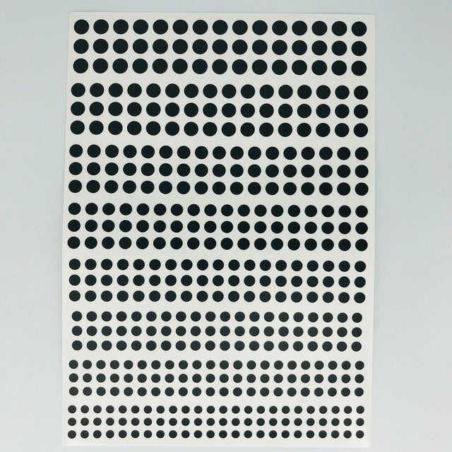 Circles - Vinyl Self adhesive Black -  -  - Model Realm