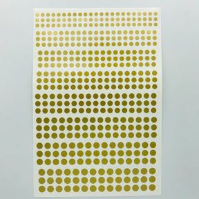 Circles - Vinyl Self adhesive Gold - Model Realm