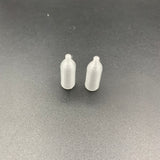 Clear Miniature stubby beer bottles for scale models, model boats and dioramas