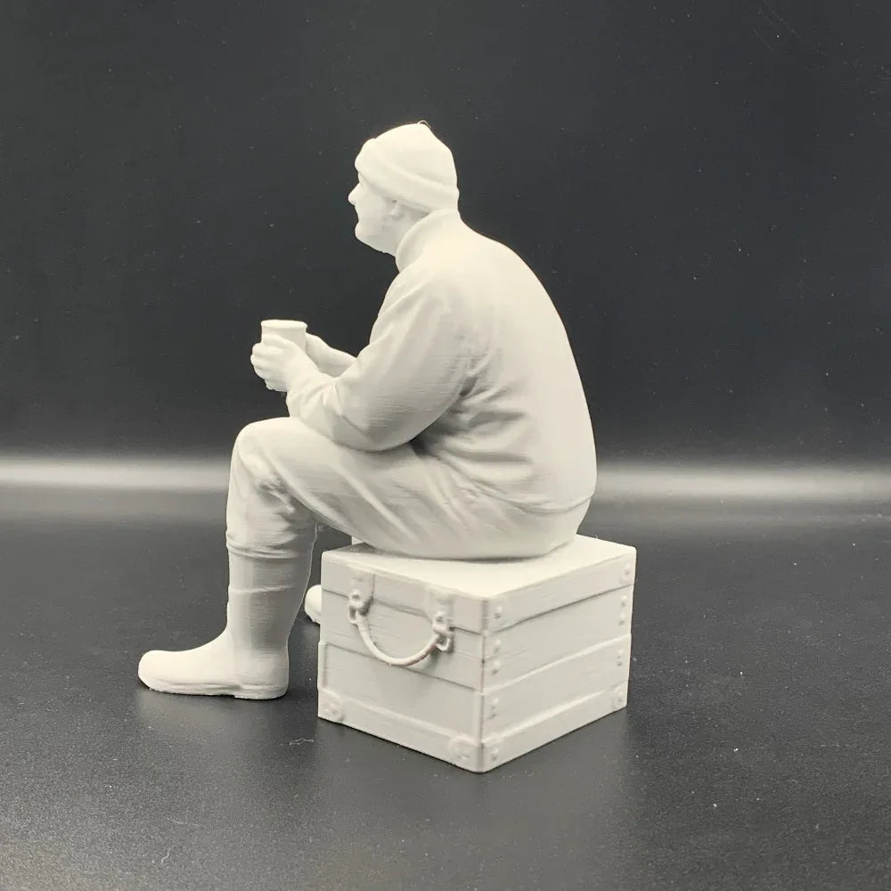 Scale Model Crew Figure Coffee Break