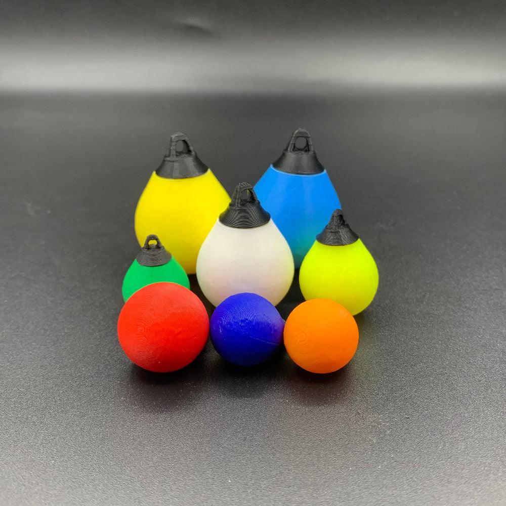 Colour Selection of our model boat buoys