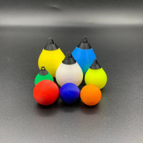 Colour Selection of our model boat buoys