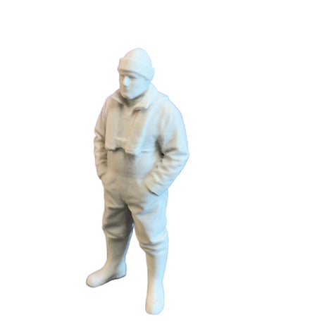 Model Boat Crew Figure Fishing Boats