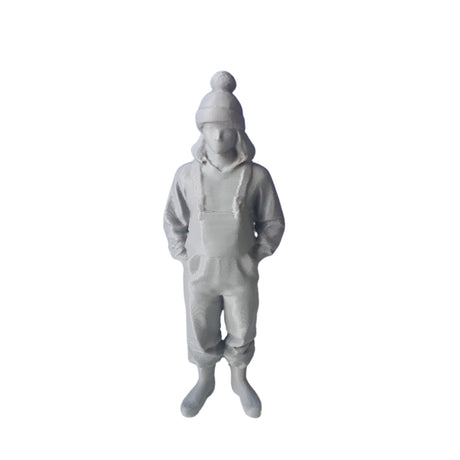 Fishing crew female, 3D printed model