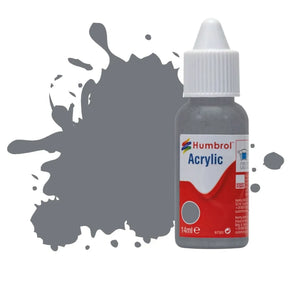 Humbrol No 164 Dark Sea Grey Matt 14ml Acrylic Dropper Bottle - Model Realm