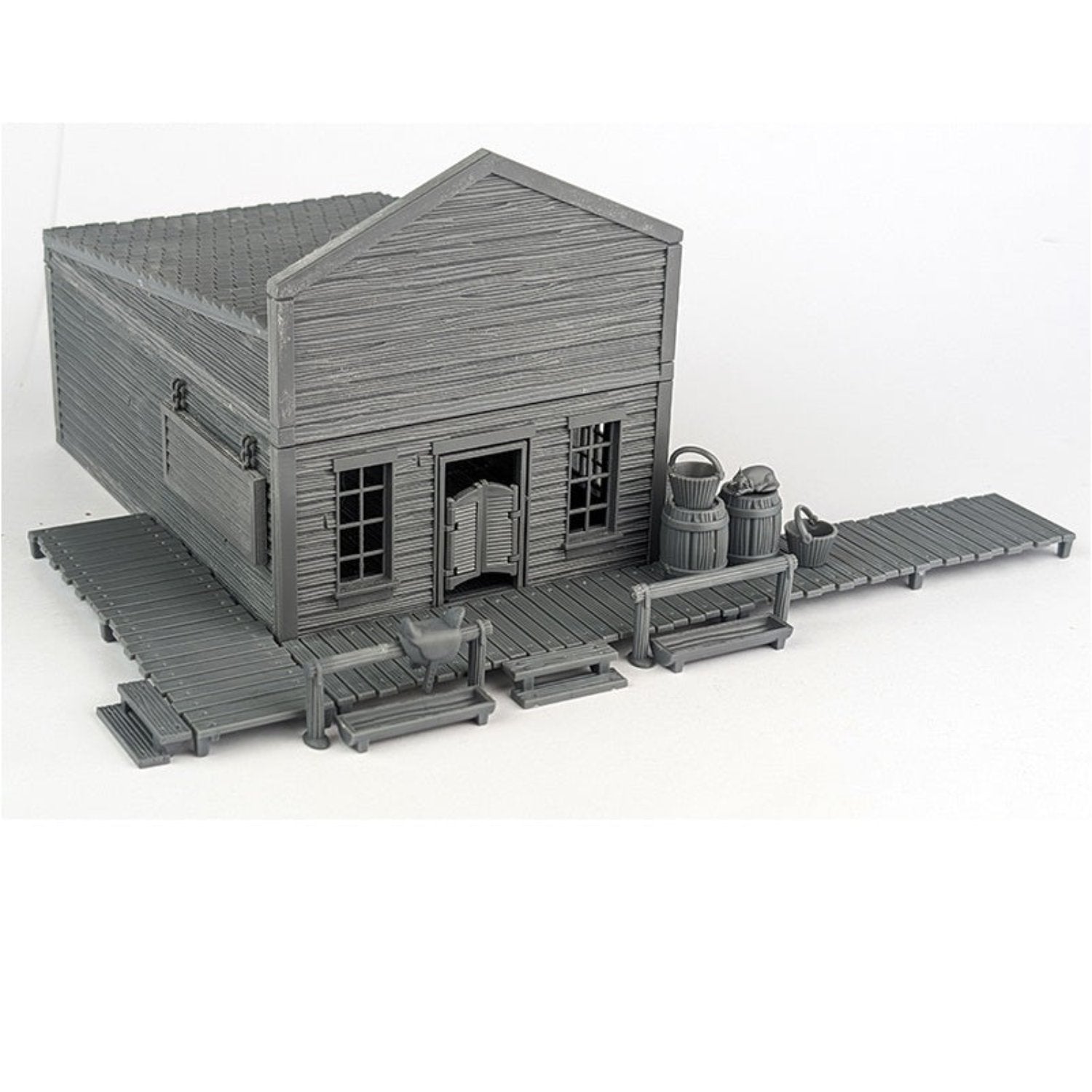 Dead Man's Hand Barber Shop Single Storey Plastic Building -  -  - Model Realm