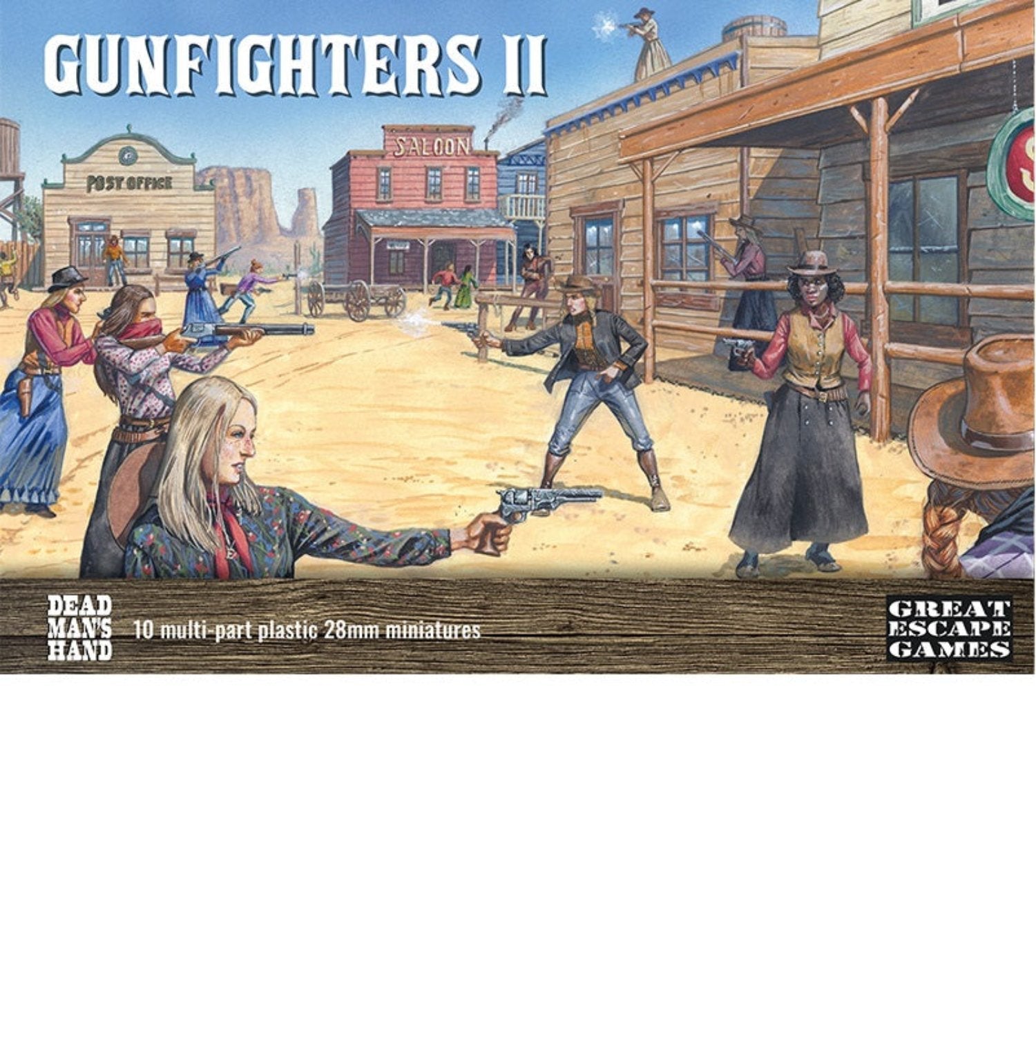 Dead Man's Hand Gunfighters II - The Ladies Plastic Boxed Set -  -  - Model Realm