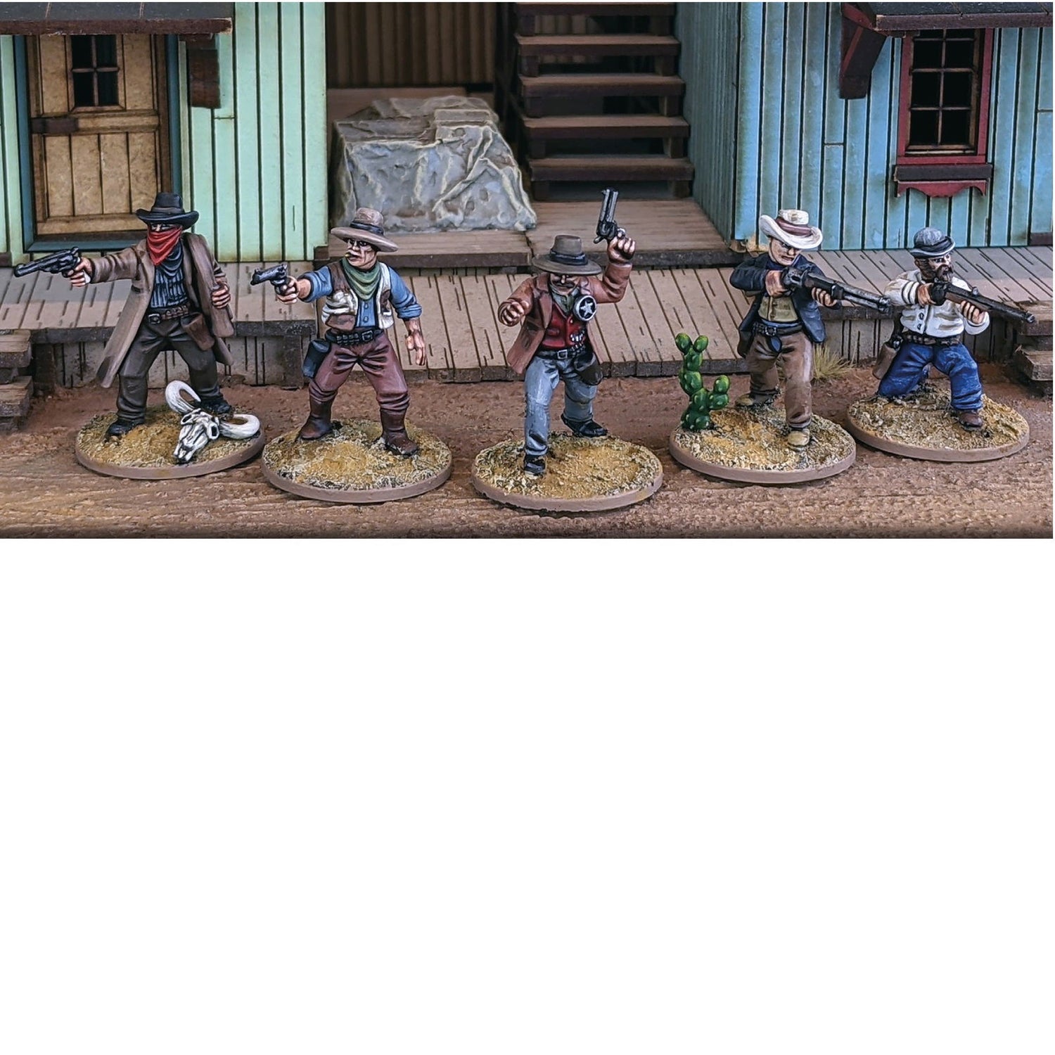 Dead Man's Hand Gunfighters Plastic Boxed Set -  -  - Model Realm