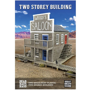 Dead Man's Hand Two Storey Plastic Building - Model Realm