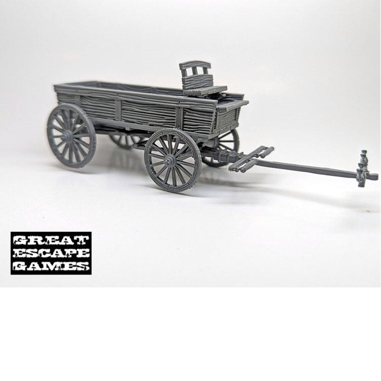 Dead Man's Hand Unhitched Wagon Plastic Kit -  -  - Model Realm