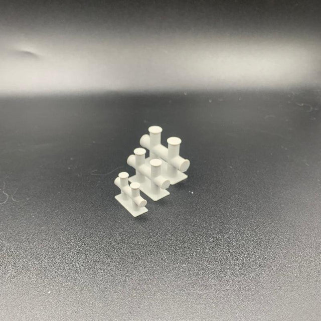 Double Cruciform Bollards model boat fittings