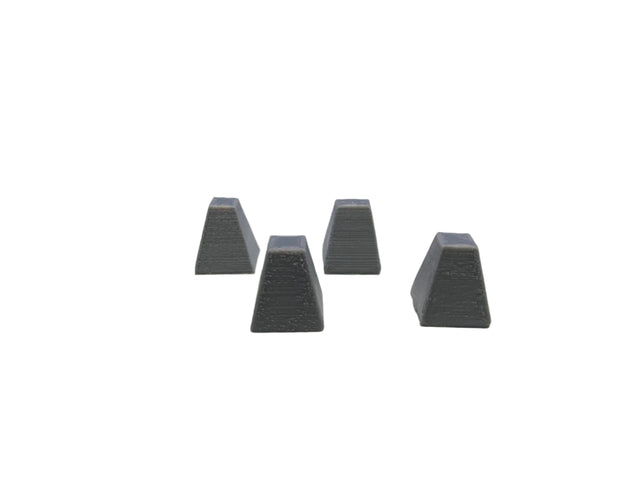 Dragon’s Teeth – 3D Printed Anti-Tank Barriers (Set of 4)