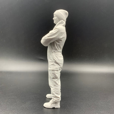 Female Mechanic Engineer Crew Figure Dioramas