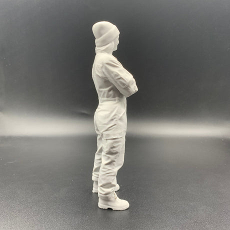 Female Mechanic Engineer Crew Figure by SparkFrame Studios