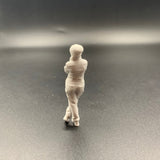 Female Mechanic Engineer Crew Figure Leaning for model boats