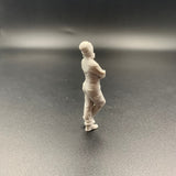 Female Mechanic Engineer Crew Figure Leaning