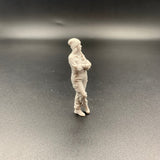 Female Mechanic Engineer Crew Figure Leaning