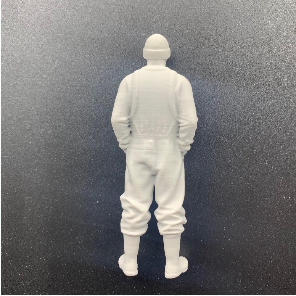 3D Printed model boat Fisherman Crew Figure